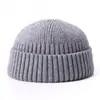 Gorra de punto de alta calidad tipo piel de melón gorra de guisante