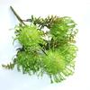 Almofada de alfinetes de flores artificiais, decoração para estúdio de casamento, flor imperador, garra de caranguejo, crisântemo, mesa de jantar para casa, flores falsas de plástico, estritamente selecionadas