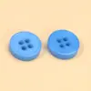 Botones de Resina Coloridos Personalizados de Fábrica, Accesorios Decorativos para Abrigos de Traje, Botones Redondos de Cuatro Agujeros para Suéteres y Cortavientos