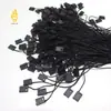 Marca ropa para colgar granos línea para colgar equipaje zapatos y sombreros cuerda para colgar hebilla extendida cuerda para colgar 30cm línea negra cuadrada para colgar