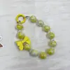 Novo Cordão de Celular com Laço de Pérolas Explosivas Acessório de Moda Mais Vendido no Tiktok Estilo Igual ao da Live Pingente Branco