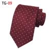 Suministro Listo del Fabricante de Corbata de Cuadros Multicolor con Lunares para Hombre, Ropa Formal, Trabajo de Negocios, Corbata Casual y Versátil