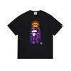 Camiseta BAPE Verão Cabeça de Macaco Macaquinho Camuflagem Manga Curta Gola Redonda Masculina e Feminina Estilo Japonês Tendência