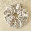 Novedad Primavera 2026 Diadema de Tela Floral para Coleta para Niñas, Versátil Goma Elástica Alta para Chongo