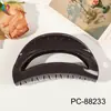 Qiyue Clip de Agarre de Aceite en Spray UV de Alta Gama para PC Transfronterizo Pinza para el Cabello de la Parte Posterior de la Cabeza Accesorios para el Cabello Pinza Grande de Tiburón Tocado para Mujeres