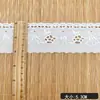 Encaje de Algodón Peinado, Bordado Soluble en Agua, Lazo de Código de Barras, Accesorios para Ropa Infantil, Bordado Hueco, Encaje de Hilo de Algodón