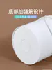 Cubo de plástico de grado alimenticio, bidón con tapa, cubo sellado, cubo de pintura, cubo vacío, cubo blanco pequeño, 5/20/25L kg kg kg