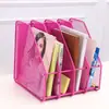 Porta-arquivos de malha metálica multicamadas, organizador de mesa, caixa de armazenamento de documentos para estudantes, porta-arquivos