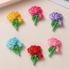 Accesorios de resina de dibujos animados para bricolaje, pegamento de crema rosa multicolor, pinza para el cabello hecha a mano, funda para teléfono móvil, hebilla de zapato, lote de accesorios