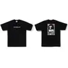 260g Marca de Moda Venta al por Mayor Transfronteriza Camiseta Pesada Bape Cabeza de Mono Tiburón