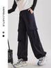 Pantalones de Felpa para Niñas 2026 Nuevo Estilo Casual de Pierna Ancha para Niñas de Secundaria, Pantalones Cargo Engrosados para Niños Mayores en Otoño e Invierno