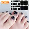 Verano 2021 Nuevos Stickers Franceses para Pies Stickers Nail Art Stickers Completos Bronceado Japonés Despegables Nail Art Stickers para Pies Stickers Completos