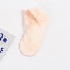 Meias Finas de Verão Femininas com Renda na Barra, Meias Curtas Femininas com Base de Algodão, Meias de Cano Médio, Meias de Malha Respiráveis Vazadas Antiderrapantes