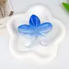 Flor de Bauhinia Pegador Criativo Europeu e Americano Menina Gradiente Parte de Trás da Cabeça Flor Zijin Presilha Tubarão Pente de Disco Acessórios de Cabelo Presilha