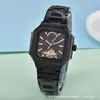 2025 Atravessando Fronteiras Aliexpress Fornecimento de Relógio Mecânico Masculino Estilo Casual Quadrado Moda Baida Watch Dropshipping