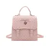 Bolsa de Ombro Dupla para Deslocamento Simples Feminina 2026 Verão Nova Leve na Moda Mochila Pequena Personalidade Estilosa Mochila de Costas Estrela