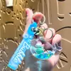 Llavero Creativo de Ballena Brillante con Arena Movediza Infundida en Aceite Colgante para Bolso Llavero de Coche de Dibujos Animados Decoración Regalo Venta al por Mayor