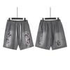 Bifa 2024 Transfronteiriço Nova Moda Ins Europeia e Americana Marca de Moda Verão Lazer Esportes Masculino e Feminino Shorts Lavados Calças