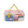 Bolsa de Viaje de Gran Capacidad Tendencia Empalme Colgable con Ruedas Bolsa de Almacenamiento para Viajes de Negocios Compartimento Independiente para Zapatos Estilo Japonés Bolsa de Gimnasio para Mujer