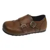Zapatos Birkenstock Grabados Estilo Retro para Mujer Otoño 2026 Nuevos Zapatos de Vestir con Hebilla Mocasines Zapatos de Entrenamiento de Moda Alemanes Zapatos Individuales