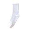 [Algodón puro] Calcetines blancos de hombre hasta media pantorrilla de verano absorbentes de sudor desodorante Calcetines deportivos para hombre Medias negras de primavera y otoño