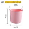 Cubo de Baño Portátil para el Hogar, Cubeta de Plástico para Baño Infantil, Cubeta de Baño para Baño y WC de Gran Capacidad, Tina Elevada