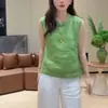 Nuevo chaleco rojo sin mangas con cuello alto estilo chino, nuevo top ligero de verano 2026 para mujer estilo nacional, corte holgado y entallado