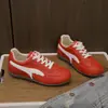Mocasines Blancos Retro para Mujer 2026 Otoño Nuevos Retro de Suela Gruesa Versátiles Zapatos Blancos Pequeños Zapatos Deportivos Casuales