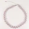 Collar de perlas de colores exagerados con diseño transfronterizo europeo y americano para mujer, cadena de cuentas redondas geométricas a la moda