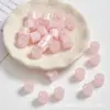 Cuentas de Barril Cilíndrico de Agujero Grande Cuentas de Resina Cuentas Sueltas Pulseras Hechas a Mano para DIY Hebilla de Cuerda Hebillas para Ropa y Zapatos Cuentas para Correa de Hombro