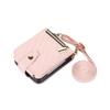 Aplicable a Samsung Z Flip3 Flip4 funda para teléfono móvil de pantalla plegable estilo Chanel con cuerda cruzada flip plegable 5 funda protectora