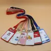 Portatarjetas de Aleación de Aluminio Personalizado Cordón de Papel Interior Insignia de Trabajo de Aleación de Aluminio Insignia de Trabajo de Unidad Insignia Metálica Insignia de Estudiante