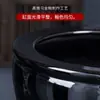 Jarrón Grande de Cerámica Negra Glaseada de Jingdezhen para Sala de Estar, Método Tradicional para Criar Peces, Koi, Nenúfares, Jarrón de Loto, Fabricante de Jarrón Negro Dorado Feng Shui