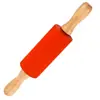 Rolo de Massa de Silicone Pronto, Rolo de Massa Doméstico, Rolo para Massa de Pele de Pastel, Rolo de Massa de Silicone para Assar