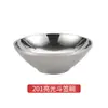 Tigela para Macarrão Grosso de Aço Inoxidável 304 Tigela de Arroz Isolada de Camada Dupla Estilo Japonês Tigela Rosqueada