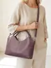 Bolso de Mano de Cuero Suave para Mujer de Venta Caliente Transfronterizo, Bolso Casual Retro para Mujer de Mediana Edad, Bolso de Madre, Bolso de Hombro Cruzado de Gran Capacidad