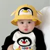 Gorro de Bebé Estilo Delgado para Primavera y Otoño Protector Solar Lindo Sombrero de Pescador para Niños y Niñas Lindo Resistente al Viento Viaje Sombrero de Cubo de Verano