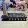 Suporte de Copo Bala de Acrílico para Bar KTV Suporte de Copo para Bebidas Alcoólicas Buraco Redondo Suporte de Copo de Acrílico Poroso Fábrica Atacado