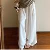 Pantalones Elegantes de Lino Fresco para Mujer de Verano Delgados Estilo Resort