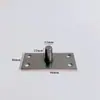 Mola de piso de porta de vidro, extensão do eixo superior, peça de hardware, acessórios de fixação de eixo fixo simples de aço inoxidável
