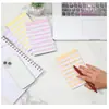 Los más vendidos de Amazon 101x150 mm Notas Adhesivas Rayadas Impresas N Veces Pegatinas de Aviso para Estudiantes Personalización