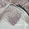 Rhinestones para decoración de uñas K9 color rosa, forma irregular, base plana, súper brillantes, tamaño pequeño, deslumbrante mezcla de diamantes para uñas, pegatinas decorativas, venta al por mayor