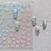 Adesivos de Nail Art de Flores da Primavera, Tulipas, Flores Silvestres, Margaridas, Rosas, Flores Pequenas, Adesivos de Nail Art Rosa