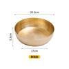 Utensilios de latón y cobre cuenco de cobre plato de cobre lavabo de cobre plato de cobre cuenco de cobre puro plato de cobre grueso plato para bocadillos plato feng shui