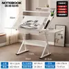 Mesa de Pintura Ajustable de Vidrio Libro de Pintura Dibujo Artístico Mesa de Escritorio para Diseñador de Arte Mesa de Banco de Trabajo