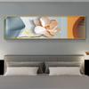 Pintura Decorativa de Noche para Dormitorio Minimalista Moderno Paisaje Cisne Dormitorio Principal Pintura Colgante Mural Fondo de Habitación Hotel Hotel