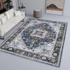 Alfombra de Terciopelo Cristal Transfronteriza Alfombra Persa Resistente a la Suciedad Antideslizante Alfombra Completa para el Hogar Dormitorio Sala de Estar Sofá Mesa de Centro