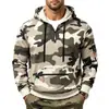 Sudadera con capucha y bolsillo para hombre, resistente, de camuflaje selvático, táctica, para otoño e invierno, deportiva, para exteriores, forrada de polar, transfronteriza europea y americana