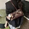 Bolsa de Ombro Feminina de Alto Padrão Estilo Vintage 2026 Nova Versátil Moda Bolsa de Mão Tendência Nicho Coreano Bolsa de Ombro