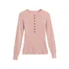 26 Nuevo Estilo de Principios de Otoño, Camisa Base Lisa Súper Elegante para Mujer, Suéter Juvenil, Top de Punto de Manga Larga Ajustado